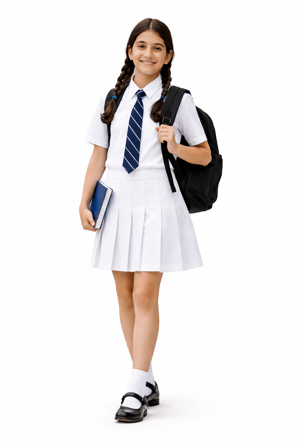 School Uniform White Dress